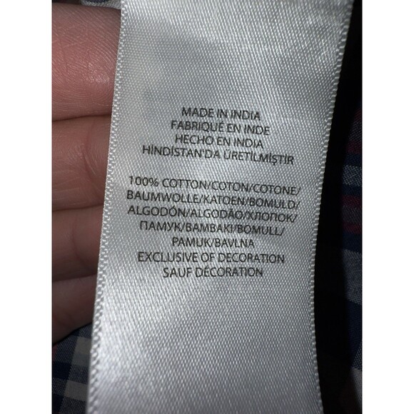 Ralph Lauren XXL Classic Fit Plaid Button Down Short Sleeve Shirt Lightweight - Picture 9 of 11